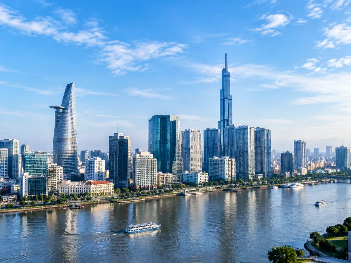 Ho Chi Minh City business district